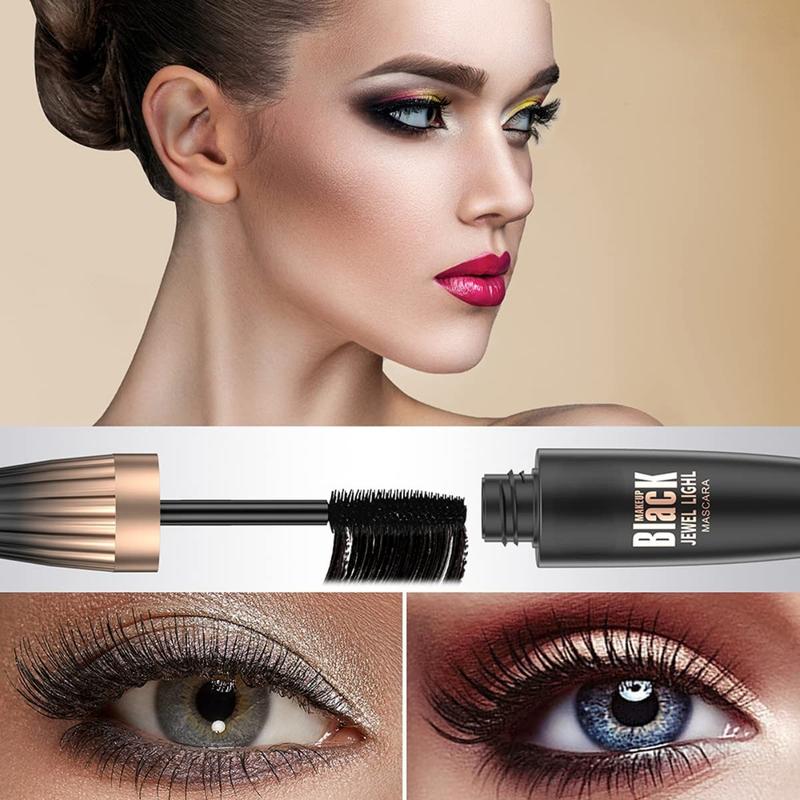 My Amazing Lash Mascara 4D Silk Fiber Plump Enlarge Eyelashes Waterproof Classic Black Volume Length All Day Voluminous Lengthy Lashes Makeup Long Lasting Formula Easy Removal