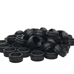 Pack of 50 black display rings for marbles