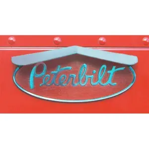 RoadWorks – Peterbilt Bow Visor Style Logo Trim –30473