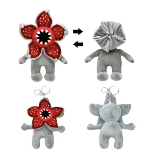 Cartoon game character plush toy, Stranger Things plush keychain, backpack pendant, fan gift, children baby gift, Halloween gift for boys and girls