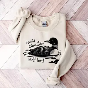 Stupid Canadian Wolf Bird Shirt, Hockey Romance LGBT Hockey Fan Gift, Heated But Devote Movie Sweatshirt, Team Hollanov Shirt