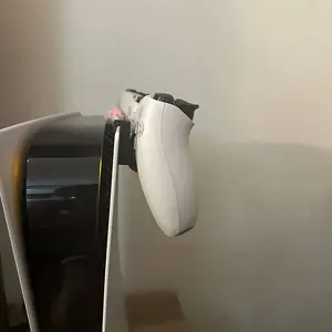 1PC PS5 Console Side Mount Stand, DualSense Dock Compatible Controller Holder, Essential PS5 Gaming Accessories, Game Peripherals (Stand Only)