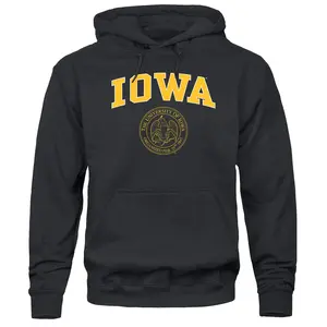 University of Iowa Heritage Hooded Sweatshirt (Black)