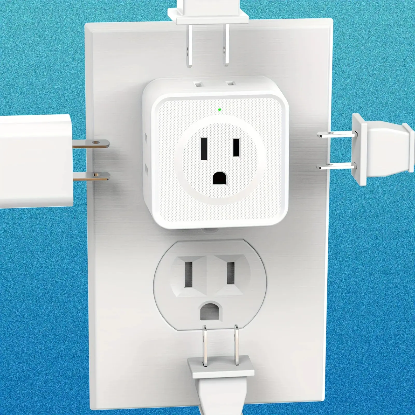 5-Way Wall Outlet Extender, the extender for Compact Home Electrical Power Expansion