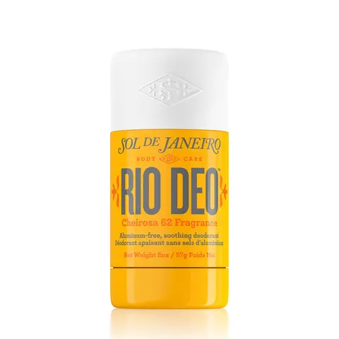 Sol de Janeiro Rio Deo Women's Aluminum-Free Deodorant - 98% Natural, Cheirosa 62 Scent, Baking Soda-Free, Clean Ingredient Anti-Odour Option, Body Odor Control, Pistachio & Salted Caramel Soothing Underarm Care, Daily Moisturizing Smoothing, Single Item