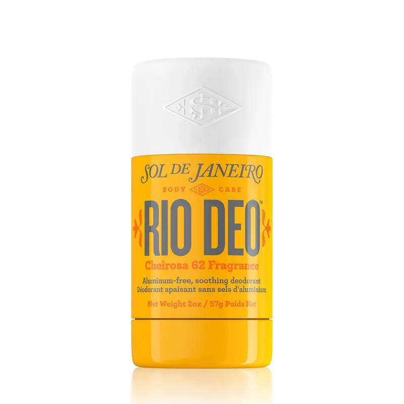 Sol de Janeiro Rio Deo Women's Aluminum-Free Deodorant - 98% Natural, Cheirosa 62 Scent, Baking Soda-Free, Clean Ingredient Anti-Odour Option, Body Odor Control, Pistachio & Salted Caramel Soothing Underarm Care, Daily Moisturizing Smoothing, Single Item