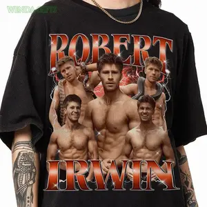 [Sale up to 30%] Comfort Colors Vintage Robert Irwin Shirt, Retro 90s Robert Irwin Zookeeper Bootleg Shirt, Robert Irwin Fan Gift, Robert Irwin Wildlife