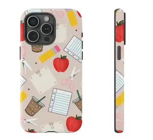 Teacher Phone Case, iPhone Case, Teacher Case, Teacher Tough Phone Case - For iPhone 17 16 Pro Max iPhone 15 Pro 14 Plus 13 Pro 12 11  for iPhone 17-11 Pro Max/Plus and Samsung Galaxy S23-25