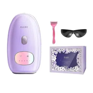 ELLKII Painless IPL Hair Removal Device for Women & Men,Convenient Laser Hair Removal, Safe for Lip, Armpit & Body, Effortless for Smooth Skin Comfort，epilator hair remover