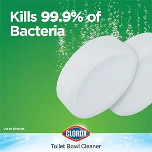 Clorox Ultra Clean Bleach Toilet Tablets - 4 Count, 3.5 oz Each (Package May Vary)