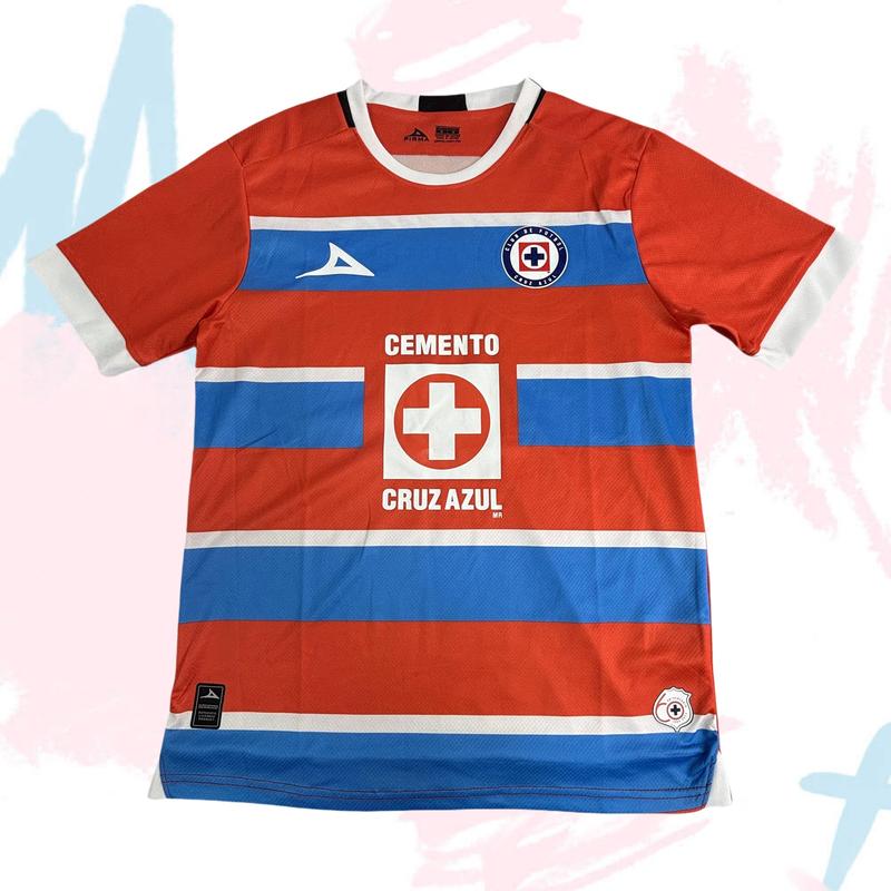 24 25 MEXICO LIGA MX CRUZ AZUL Away Long Sleeve Soccer Jersey Fans Version White