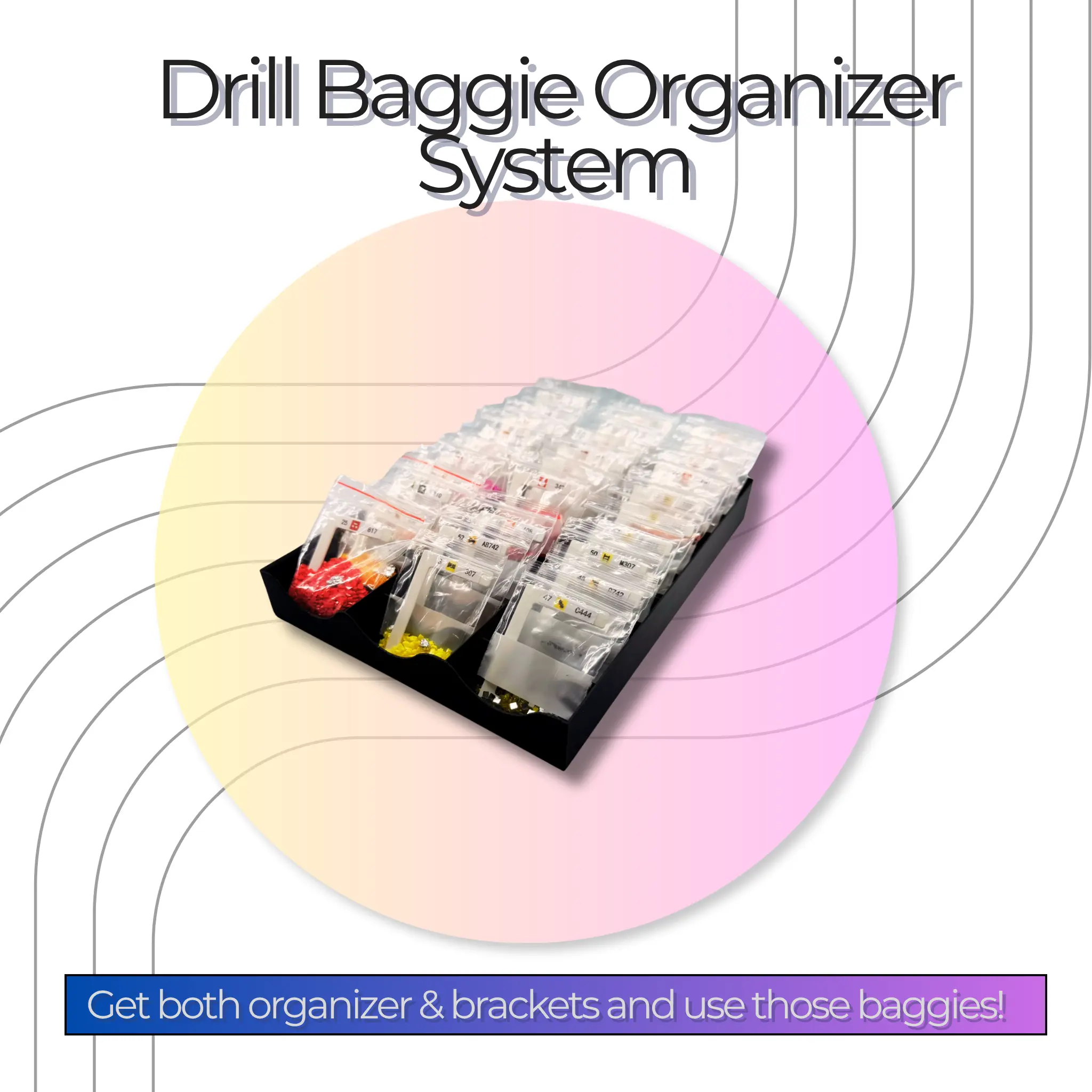 Drill Bag Organizer System- Ready to Ship