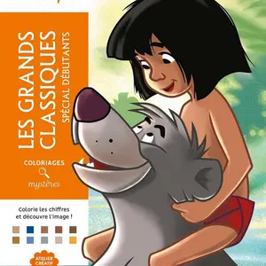 # 2 - Disney Color by Numbers Coloring Book for Children and Adults - jungle book number Adult