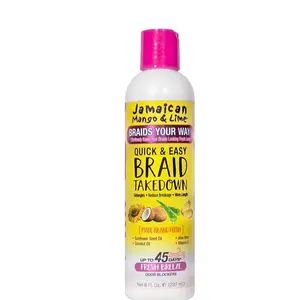 Jamaican Mango and Lime Braid Takedown Haircare Product, Quick and Easy Braid Removal Daily Hair Solution