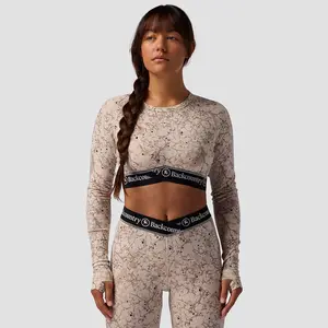 Backcountry Cedars RWS Merino Lt-Wt Baselayer Cropped Crew Top - Women's