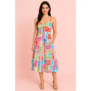 Galia white mermaid fit dress with a bottom flare midi