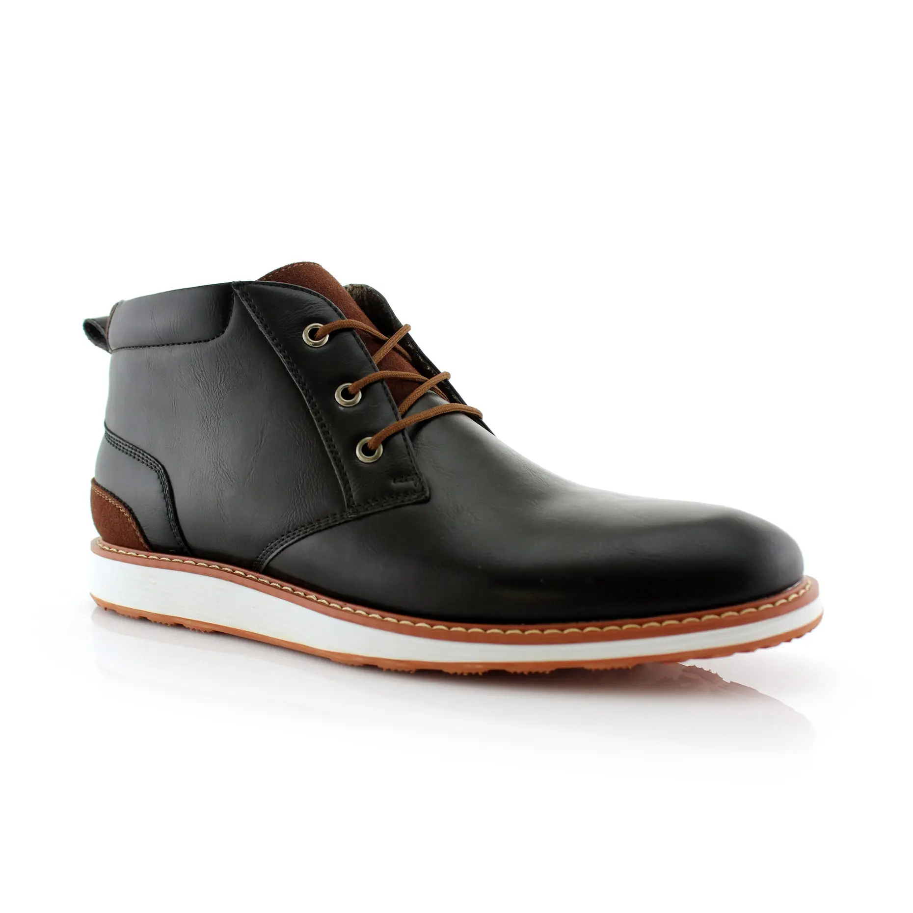Ferro Aldo Houstan classic chukka sneaker boots, in Black, Men's Size 6.5 - 13