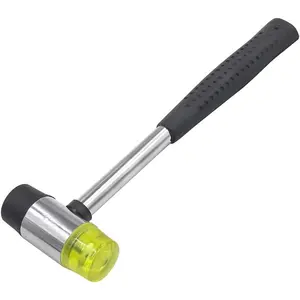 Nylon Rubber Hammer Soft Mallet Leather Working Hammer for , Leather Crafts (30mm/1.18 inch)