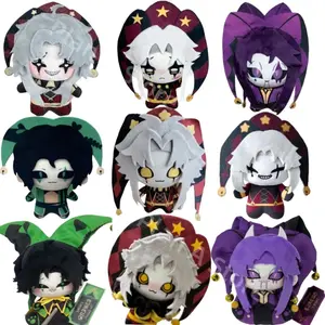 New The Freak Circus Plush Pierrothe Harlequin Freaks Pierrot Plush Dolls Toys 10CM Anime Game Peripherals Plushie Pendant Gifts
