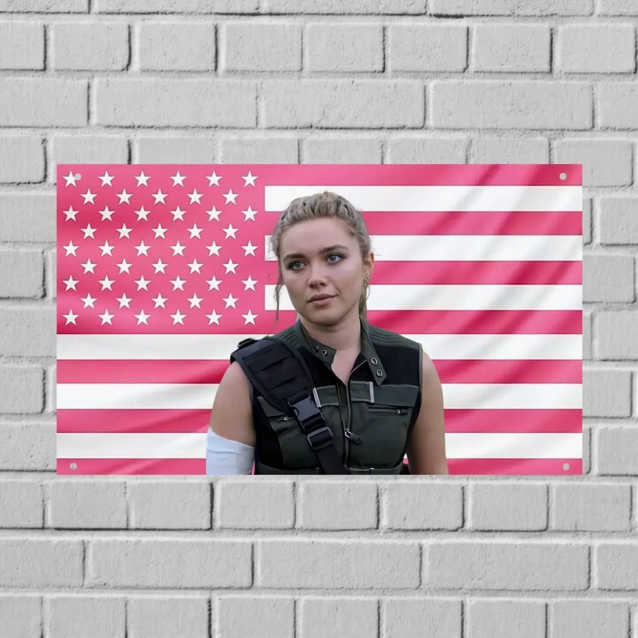 Yelena Belova US Wall Tapestry – Marvel Character Flag, Room Decor