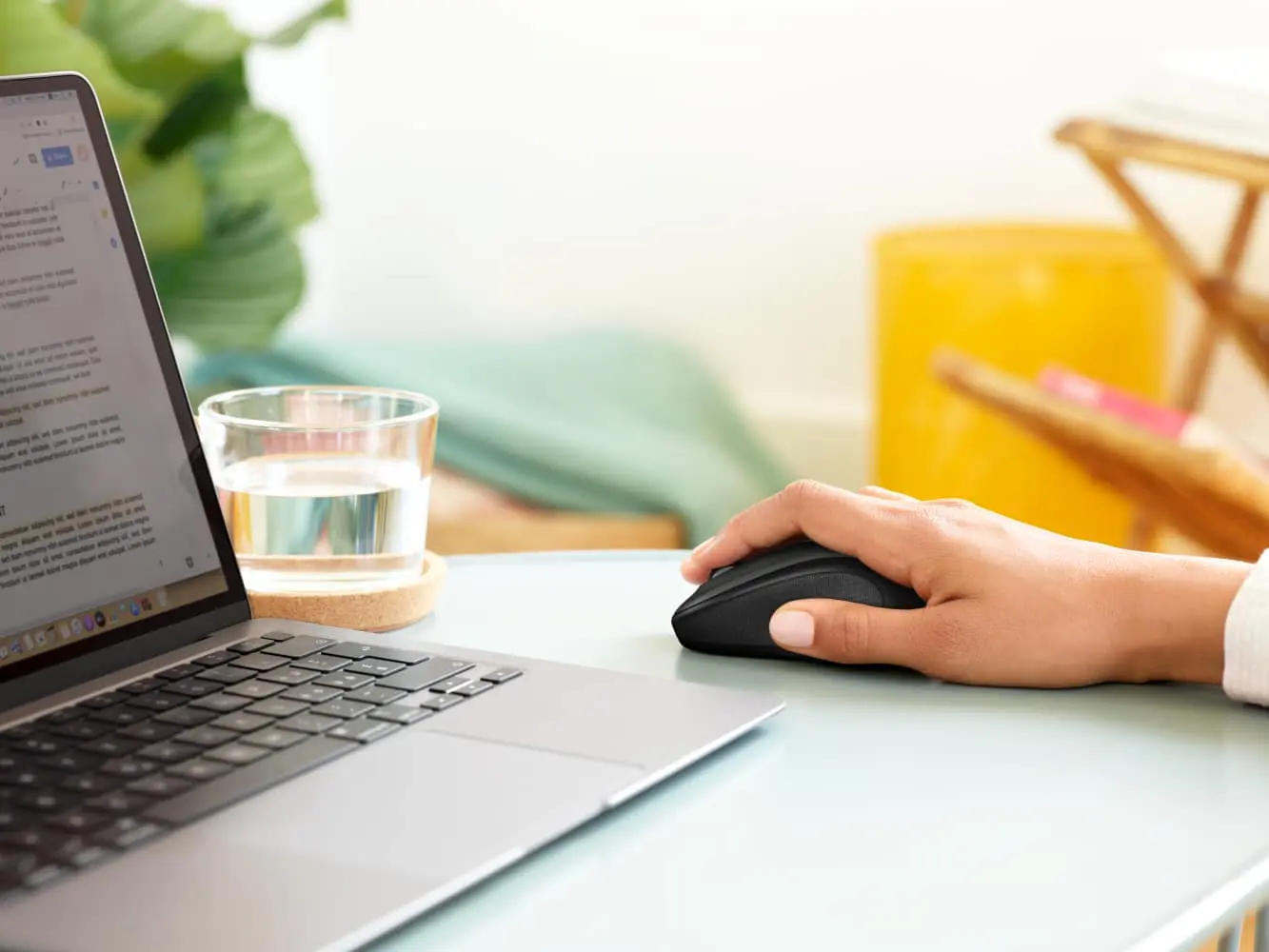 Logitech - M325s Wireless Optical Compact Ambidextrous Mouse - Wireless - Graphite