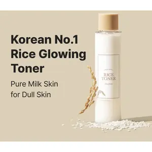 [I'm From] Rice Toner, 77.78% Rice Extract from Korea, Glow Essence with Niacinamide, Hydrating for Dry Skin, Vegan, Alcohol Free, Fragrance Free, Peta Approved, K Beauty Moisture Skincare Skin Repair Comfort Hydrate Moisturizer Moisturizing