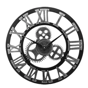 Retro Gear Wall Clock