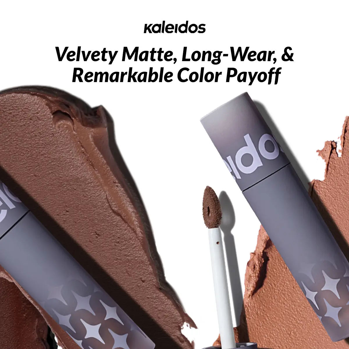 Kaleidos Cloud Lab Lip Clay | Velvety Matte, Lightweight & Long-Lasting, Rich & Buildable Color, Rave Makeup, Festival Makeup, Cosmetic Gift, Lipstick