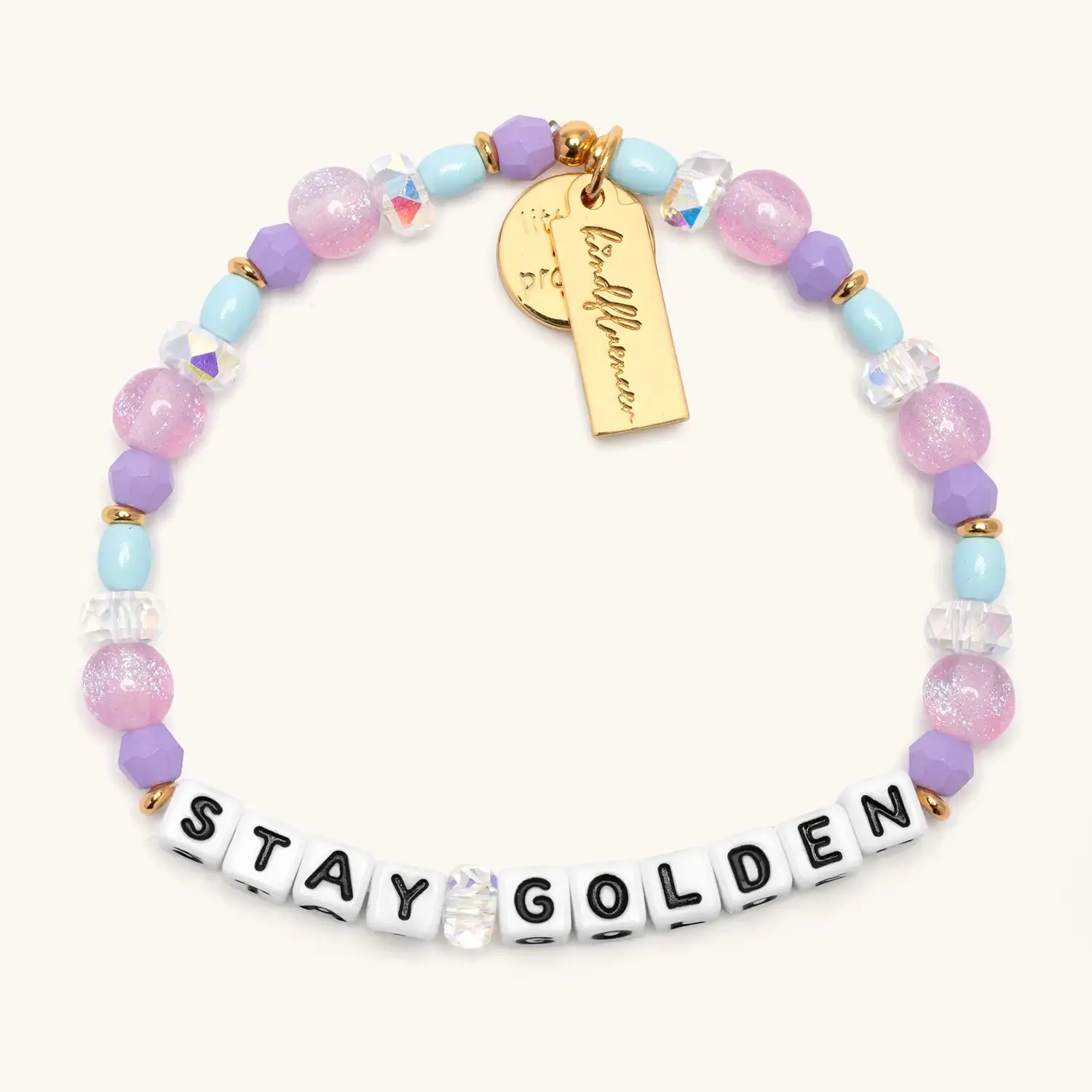 Little Words Project x Kindfluencer Rylee Ta Stay Golden Giveback Collection - Beaded Bracelets, Bead Kits & Sets for Pediatric Cancer Foundation