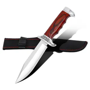 Wilderness survival knife, high hardness, sharp, outdoor adventure knife, wild camping knife, hiking and crossing knife