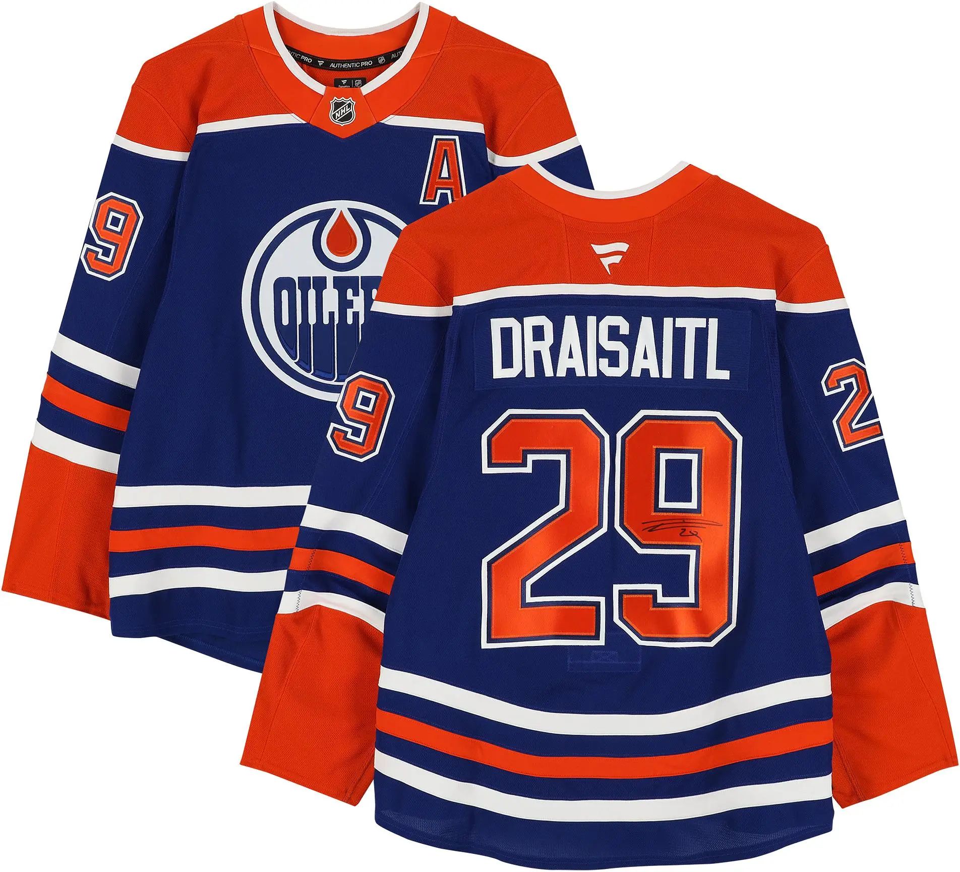 Leon Draisaitl Edmonton Oilers Autographed Blue Pro Jersey - Fanatics Authentic Certified