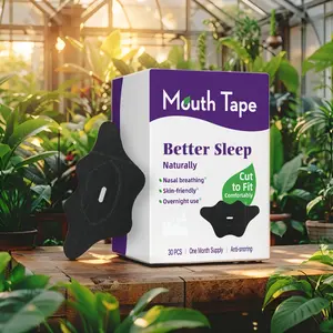 Mouth Tape for Sleeping with Breathable Hole and Gentle Lip Masks, 30 PCS