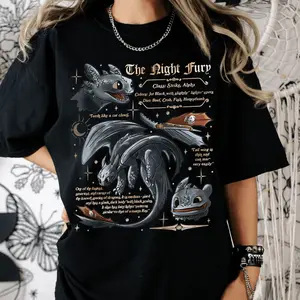 The Night Fury Dragon Httyd Unisex Tshirt Sweatshirt Hoodie Men Women Cotton Hoodie