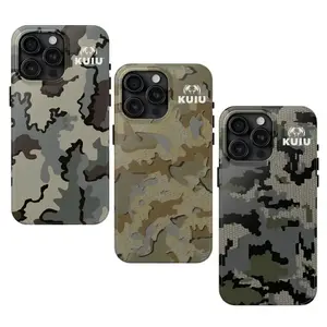 KUIU Pattern Camo iPhone Case for 16 15 14 13 12 11 Pro Max Mini XS, Rugged Hunting Style Cover, Durable Outdoor Protection, Great Gift for Him