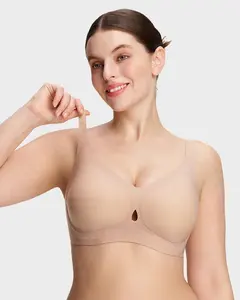 SHECURVE Sexy Teardrop Cutout Bra - Jelly Lift & Shape Support Bralette Breathable Side Vents Cooling Bra for Lift & Shape Support