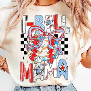 [Sale Up To 50%] Comfort Color C1717, T-Ball Mama T-Shirt, Coquette Bow Game Day Baseball Tee, Brushstroke Baseball Mom Shirt, Raising Ballers Outfit, Cute Sports Mom Gift