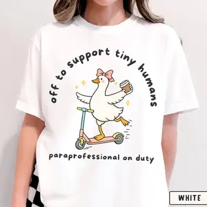 Paraprofessional Shirt, School Spirit Shirt, Special Education, First Day of School, Back to School gift, Comfort Colors Goose