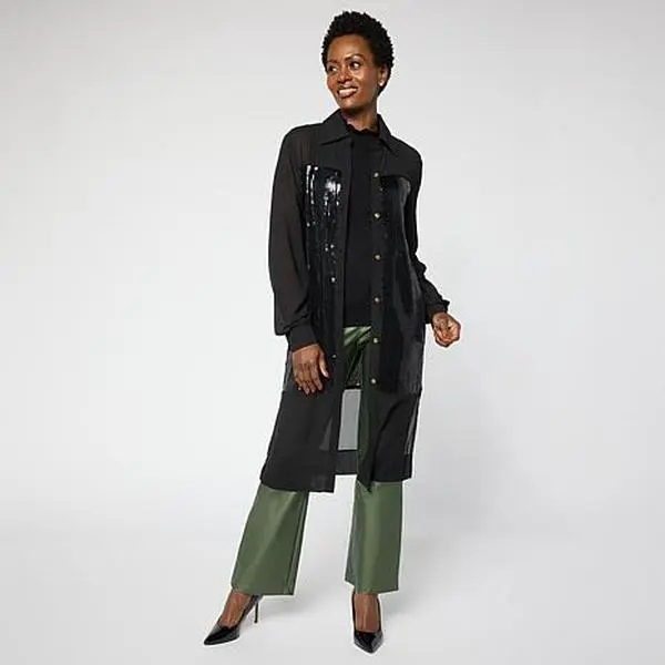 C. Wonder C Wonder Sequin Mix Tunic
