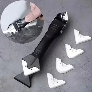 5-in-1 Silicone Sealant Finishing Tool, Durable Scraper & Smoothing Tool, Multifunctional Sealant Tool for Kitchen, Bathroom & Window Caulking Hand Tools
