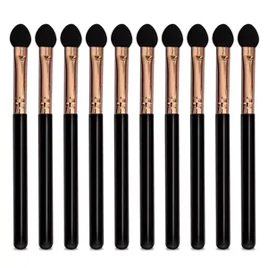 Eyeshadow Applicators Sponge Double Sided Reusable 5Pcs Professional Blendable Organic Foam Tip Makeup Eye Shadow Applicator Brush Set Washable