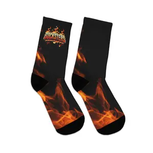 Fire Blast Socks, Video Game Socks, Fantasy Socks, Novelty Socks, Gamer Gift