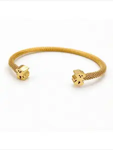 High-quality light luxury style women's fashion bracelet, stainless steel vacuum electroplating gold new style open bracelet jewelry gift for friends and mother
