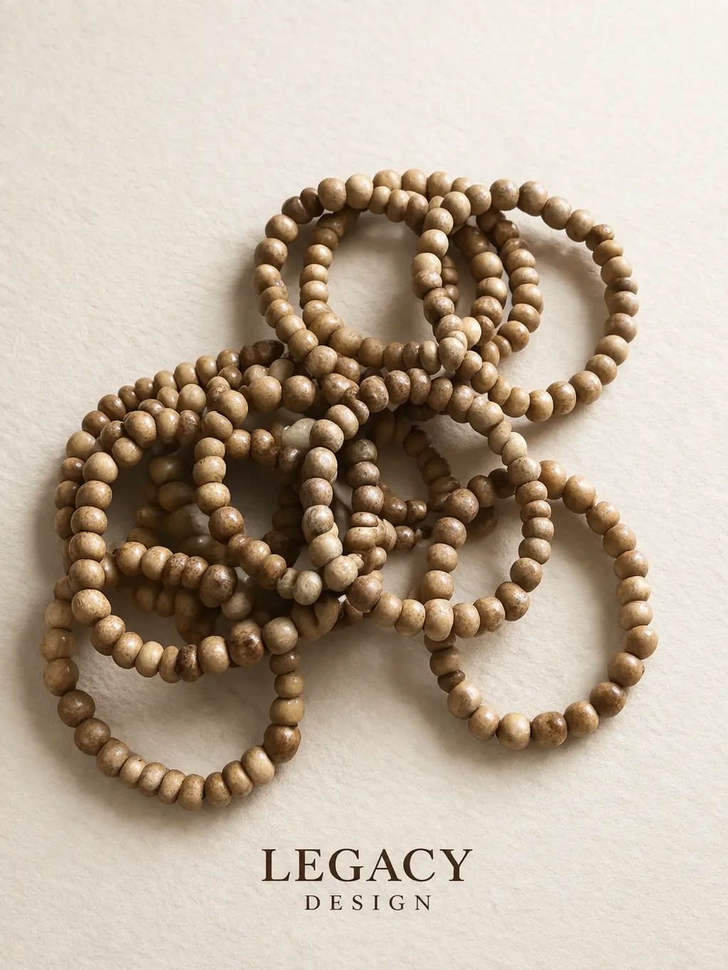 Ugandan Cow Horn Beaded Bracelet — Handcrafted African Heritage Jewelry — Refined Bone — Artisan Made