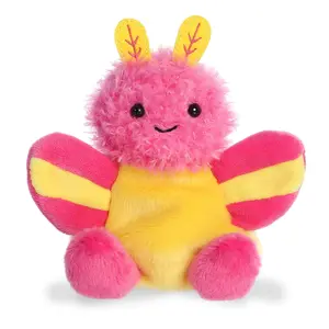 Palm Pals Adorable Astrid Rosy Maple Moth 5 inch Pink Mini Soft Plush Collectable Stuffed Animal