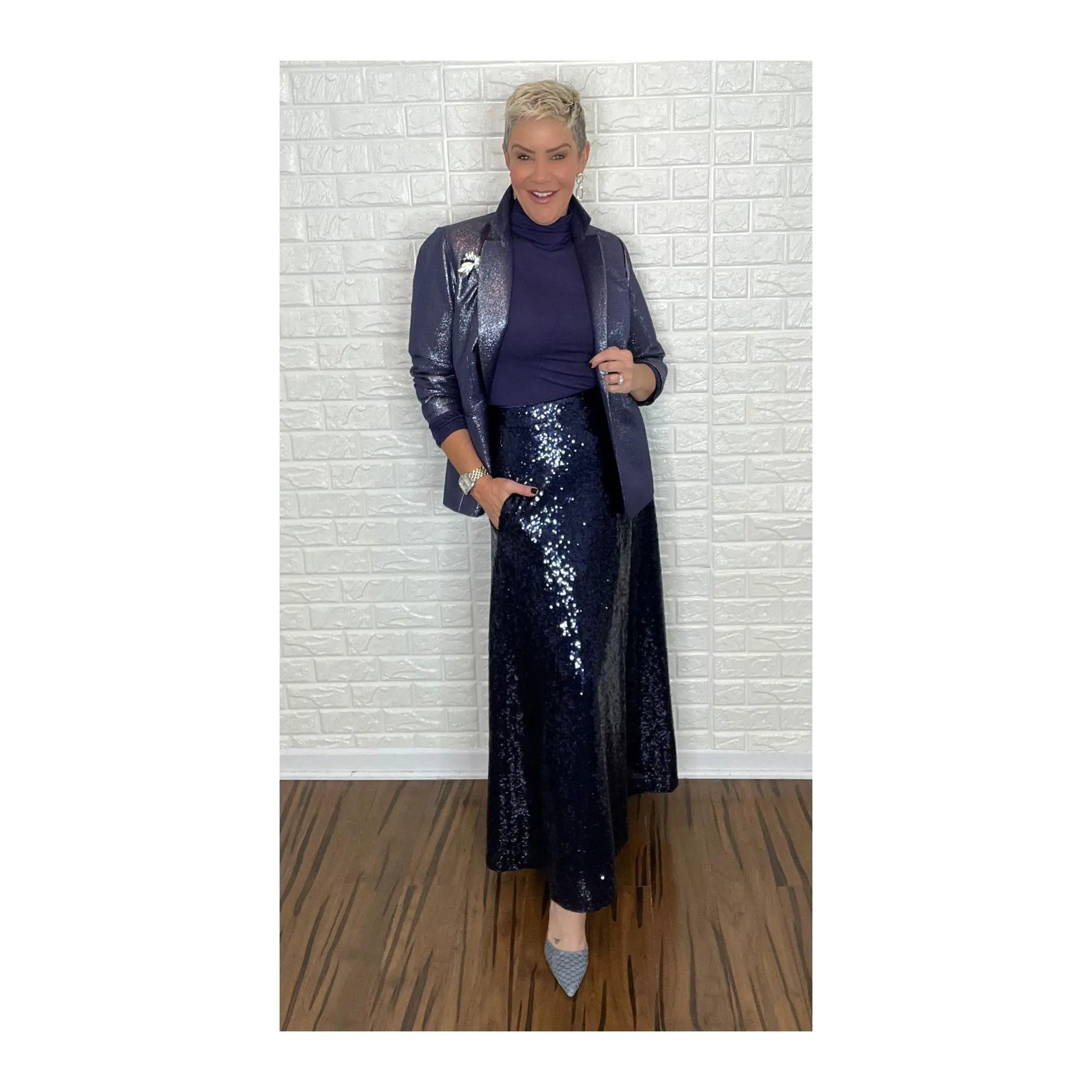 joan rivers maxi dress Joan Rivers Regular ButterSoft Scoop Neck Midi Dress, Size 1X, Aubergine