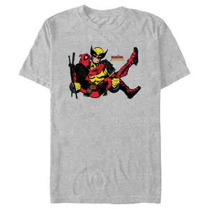 Men's Marvel: Deadpool & Wolverine Couple Pose T-Shirt