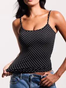 klassy Braless Cami Tank with Built-in Padding and Bandless Design - Soft Fabric for Everyday Wear