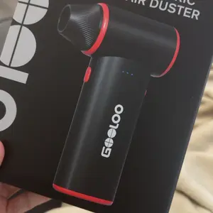 GOOLOO F3 Electric Air Duster- 110000RPM 52m/s Super Power Compressed Air, Variable Speed Canned Air with Fast Charging, Mini Dust Blower for Computer, Keyboard, House, Outdoor and Car