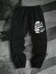 Men’s Skull Graphic Joggers | Gothic Streetwear Sweatpants