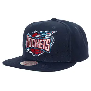 Mitchell & Ness Navy NBA Houston Rockets Team Ground 2.0 HWC Snapback